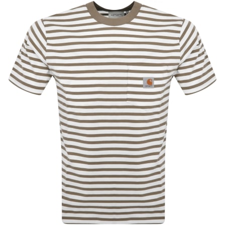Product Image for Carhartt WIP Seidler Pocket T Shirt Brown