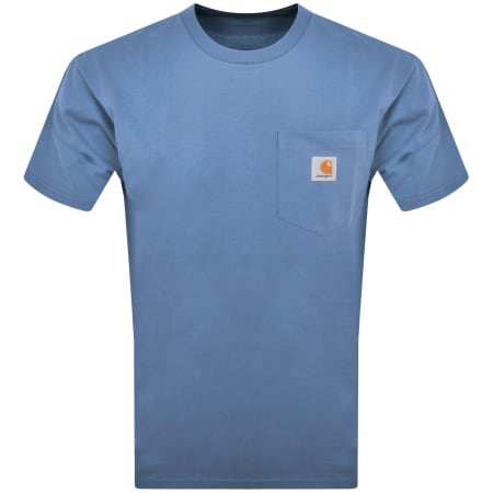 Product Image for Carhartt WIP Pocket Short Sleeved T Shirt Blue