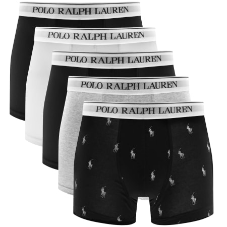 Product Image for Ralph Lauren Underwear 5 Pack Trunks Black