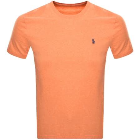 Product Image for Ralph Lauren Crew Neck Slim Fit T Shirt Orange