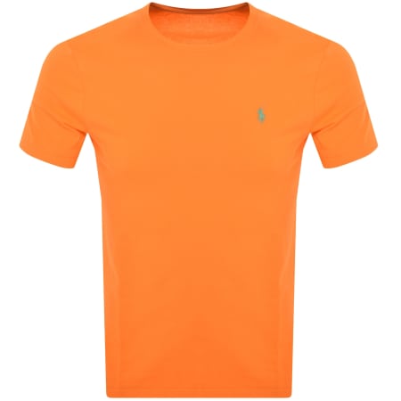 Product Image for Ralph Lauren Crew Neck Slim Fit T Shirt Orange