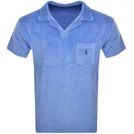 Product Image for Ralph Lauren Towelling Polo T Shirt Blue