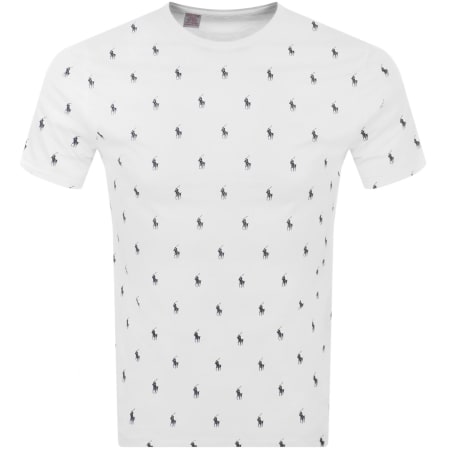 Product Image for Ralph Lauren Logo Crew Neck T Shirt White