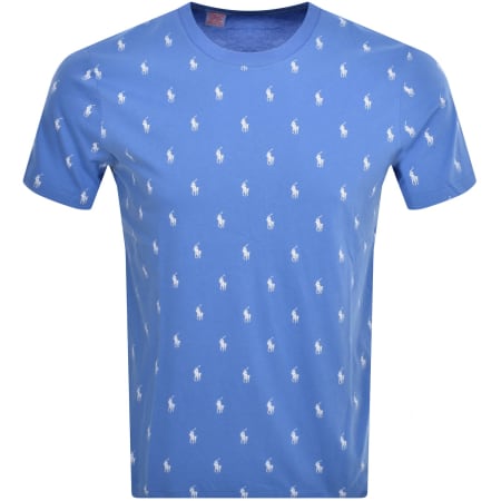 Product Image for Ralph Lauren Logo Crew Neck T Shirt Blue