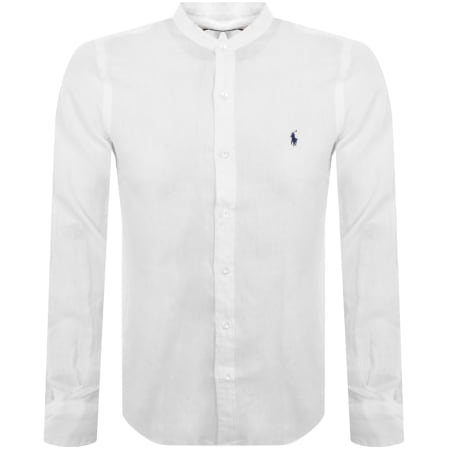 Product Image for Ralph Lauren Long Sleeved Slim Fit Shirt White
