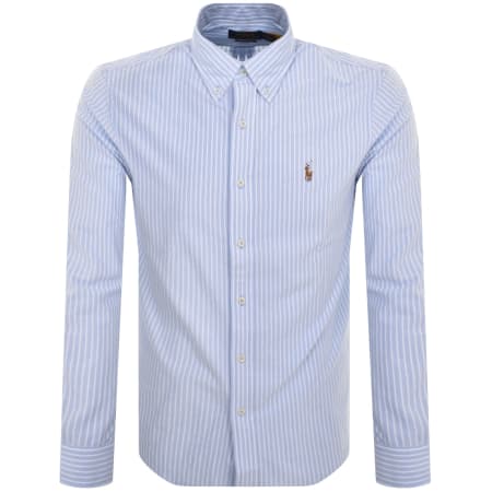 Product Image for Ralph Lauren Knit Oxford Shirt Blue