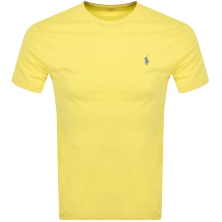 Product Image for Ralph Lauren Crew Neck Slim Fit T Shirt Yellow