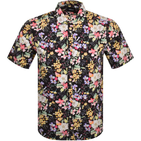 Product Image for Replay Short Sleeve Floral Shirt Black