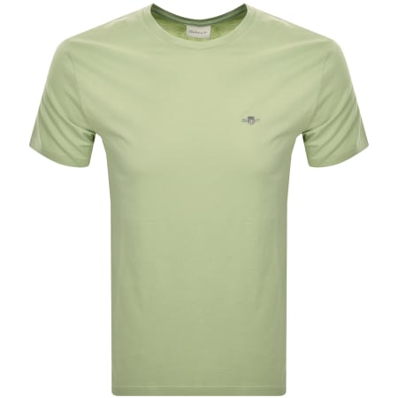 Product Image for Gant Regular Shield T Shirt Green