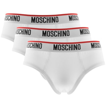 Product Image for Moschino Underwear Three Pack Briefs White