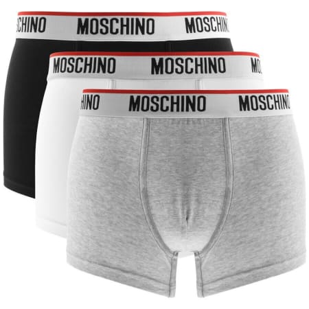 Product Image for Moschino Underwear Three Pack Trunks Grey