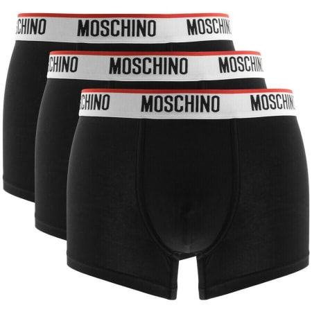 Product Image for Moschino Underwear Three Pack Trunks Black