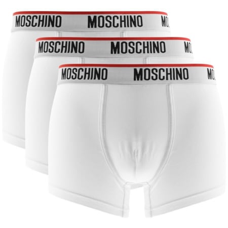 Product Image for Moschino Underwear Three Pack Trunks White