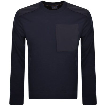 Recommended Product Image for Paul And Shark Pocket Sweatshirt Navy