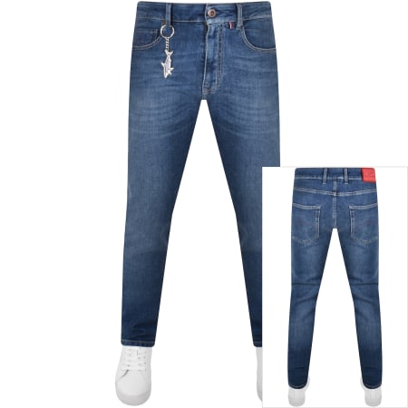 Product Image for Paul And Shark Red Rivet Jeans Mid Wash Blue