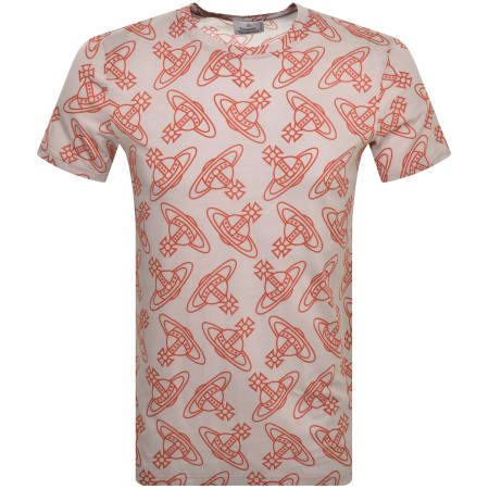 Product Image for Vivienne Westwood Orb Logo T Shirt Beige