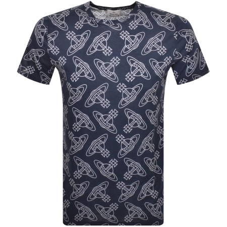 Product Image for Vivienne Westwood Orb Logo T Shirt Navy