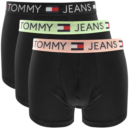 Product Image for Tommy Jeans Three Pack Boxer Trunks Black