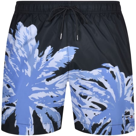 Product Image for Tommy Hilfiger Large Placed Palm Swim Shorts Navy