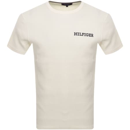 Product Image for Tommy Hilfiger Logo T Shirt Cream