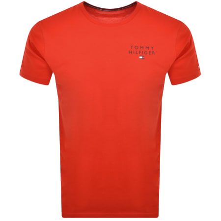 Product Image for Tommy Hilfiger Logo T Shirt Red