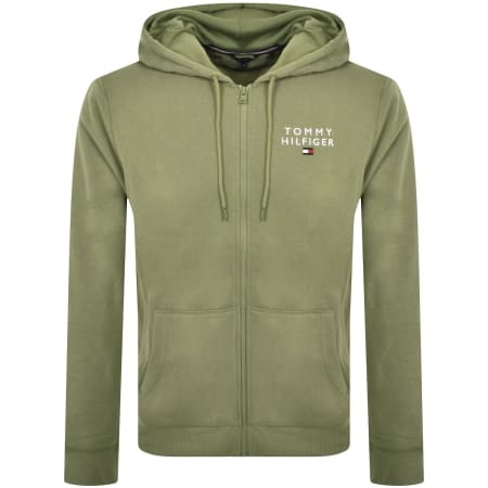 Product Image for Tommy Hilfiger Loungewear Full Zip Hoodie Green
