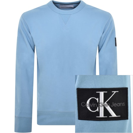 Product Image for Calvin Klein Jeans Badge Sweatshirt Blue