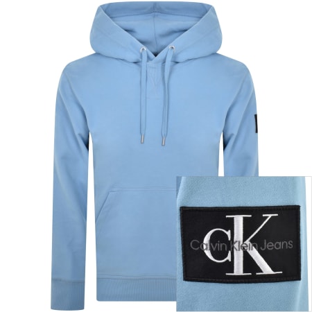 Product Image for Calvin Klein Jeans Badge Hoodie Blue