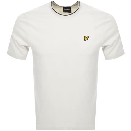 Product Image for Lyle And Scott Tipped T Shirt Off White