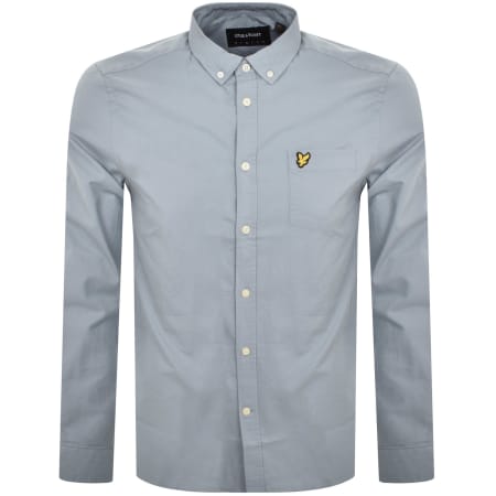 Product Image for Lyle And Scott Oxford Long Sleeve Shirt Blue
