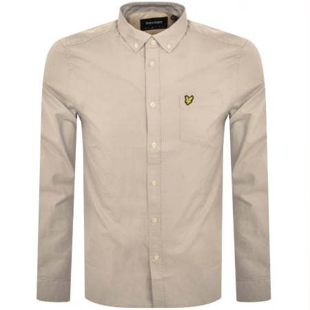 Product Image for Lyle And Scott Oxford Long Sleeve Shirt Beige