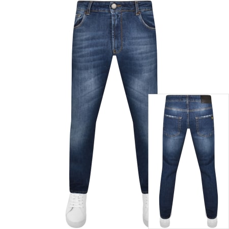Product Image for Lyle And Scott Slim Fit Jeans Dark Wash Blue