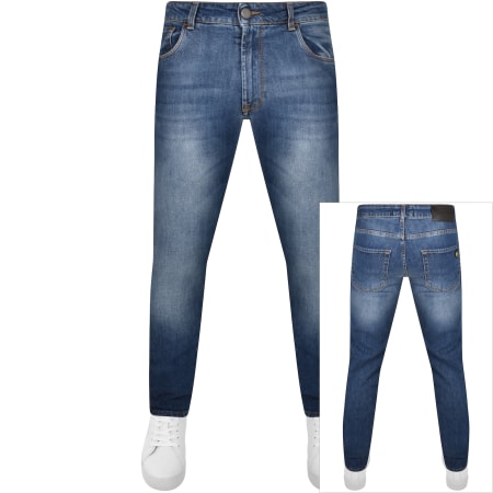 Product Image for Lyle And Scott Slim Fit Jeans Stone Wash Blue