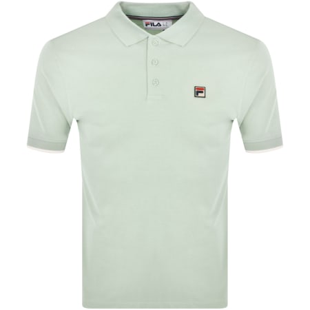 Product Image for Fila Vintage Tipped Rib Basic Polo T Shirt Green