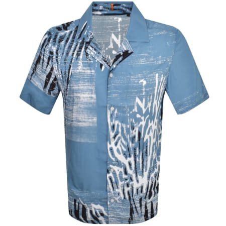 Recommended Product Image for BOSS Rayer Short Sleeved Shirt Blue