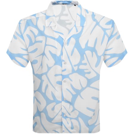 Product Image for BOSS Drew Short Sleeved Shirt Blue