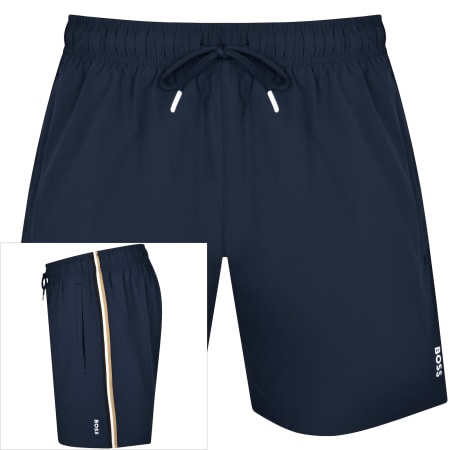 Product Image for BOSS Bodywear Iconic Swim Shorts Navy