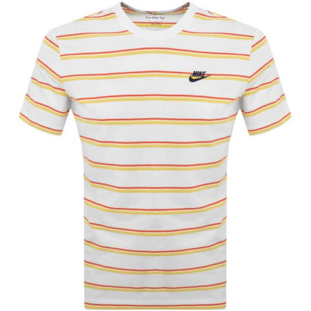 Product Image for Nike Club Stripe T Shirt White