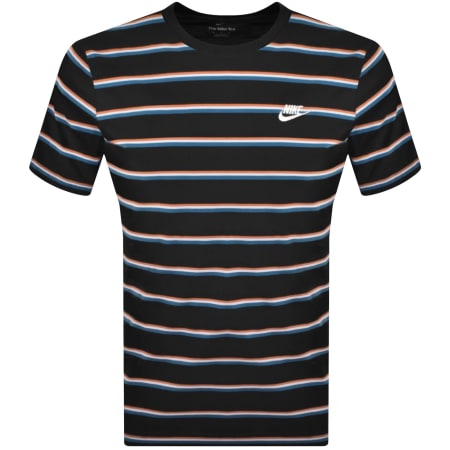 Product Image for Nike Club Stripe T Shirt Black