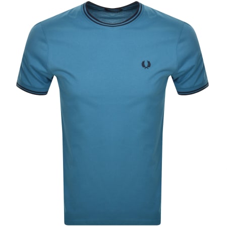Product Image for Fred Perry Twin Tipped T Shirt Blue