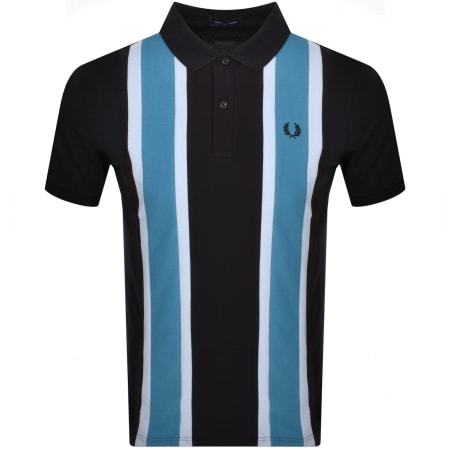 Product Image for Fred Perry Woven Relaxed Polo T Shirt Black