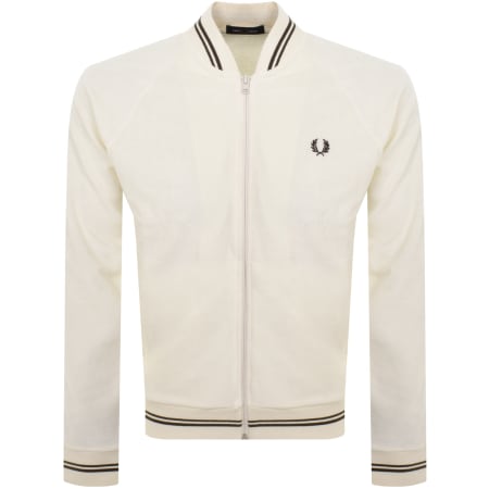 Product Image for Fred Perry Towelling Track Top Cream