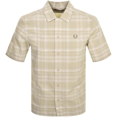 Product Image for Fred Perry Tartan Beach Shirt Beige