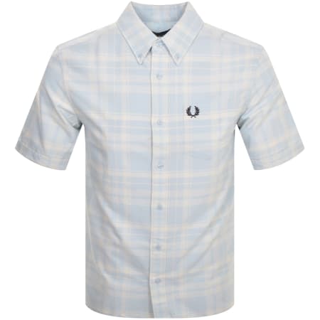 Product Image for Fred Perry Tartan Shirt Blue