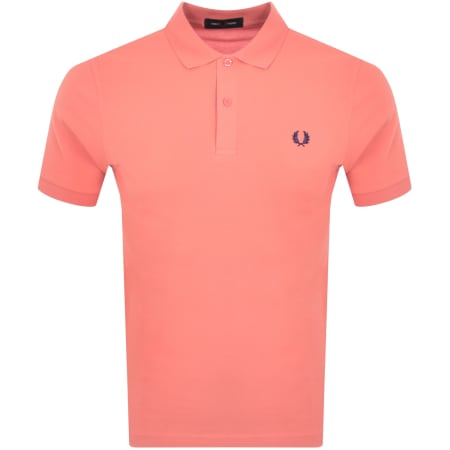 Product Image for Fred Perry Plain Polo T Shirt Pink