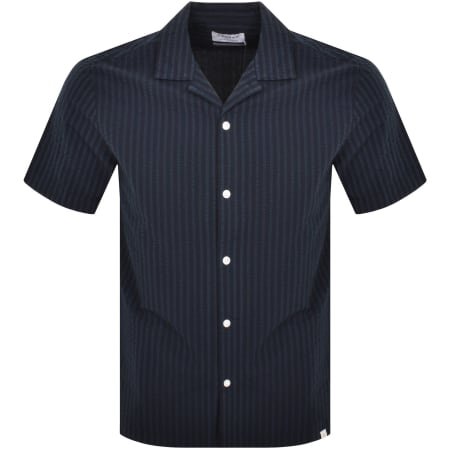 Product Image for Farah Vintage Brook Short Sleeve Shirt Navy