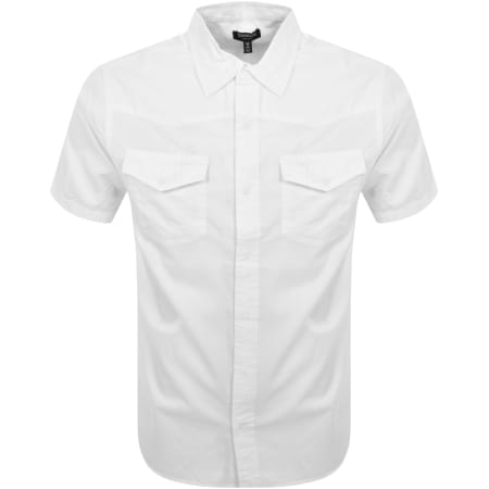 Product Image for True Religion Woven Short Sleeve Shirt White