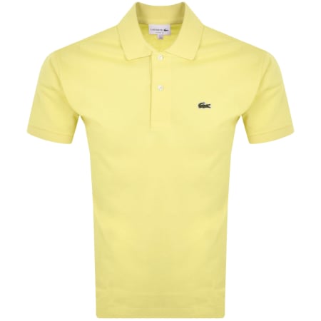 Product Image for Lacoste Classic Fit Polo T Shirt Yellow