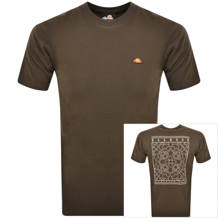 Product Image for Ellesse Taipa T Shirt Brown