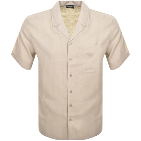 Product Image for Emporio Armani Short Sleeved Shirt Beige